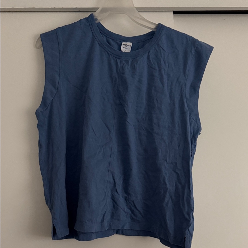 Melrose and Market Soft Blue Tee